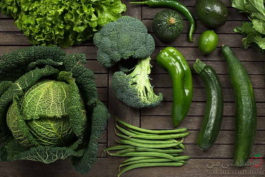 سبزیجات سبز برگ و سلامت قلب