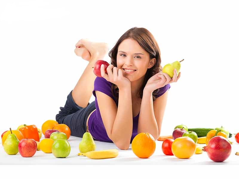 اندازه مصرف میوه افراد سالم