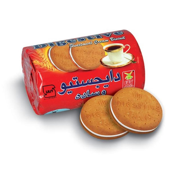 دایجستیو سبوس‌دار کرم‌دار آناتا