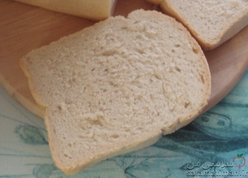 نان سفید(تست شده)